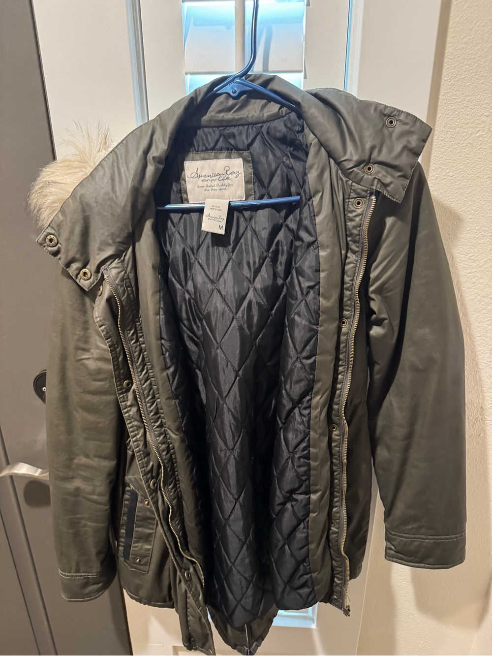 American Rag Army Green Winter Coat